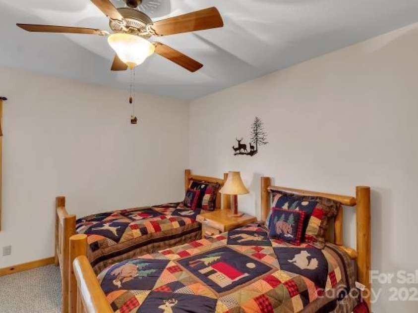 155 Iga Trail, Maggie Valley, NC 28751.  MLS# CAR4219511, YatesRealty ID 2158. 2nd Downstairs Bedroom
