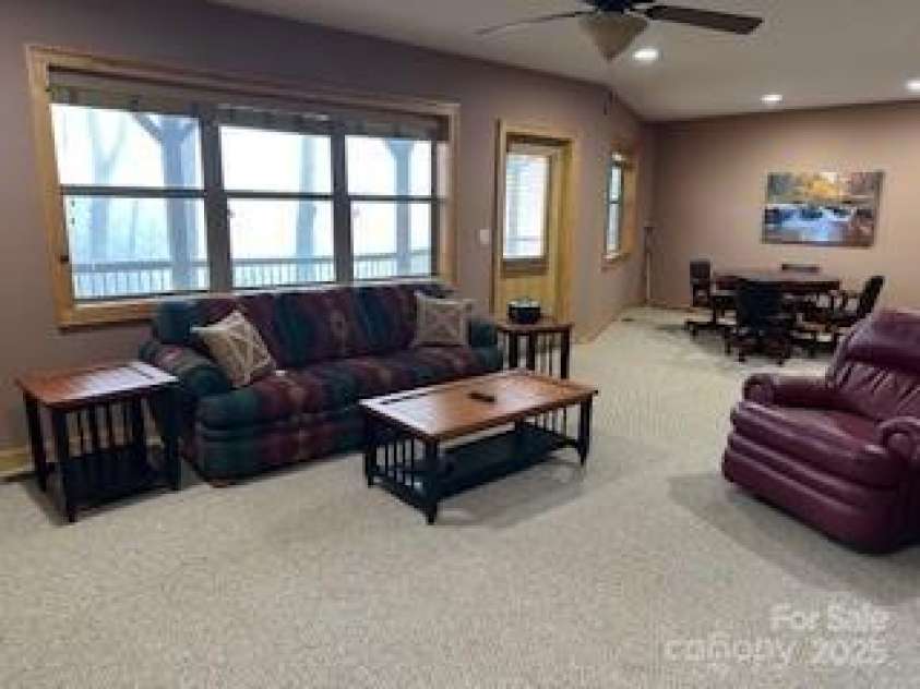 155 Iga Trail, Maggie Valley, NC 28751.  MLS# CAR4219511, YatesRealty ID 2158. Lower Level living area