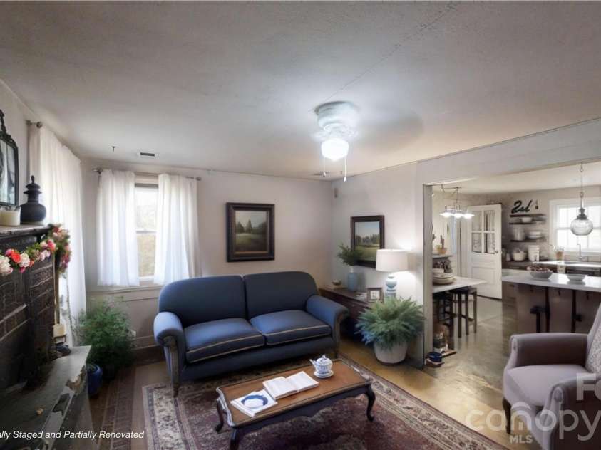 21 Maple Avenue, Candler, NC 28715.  MLS# CAR4273168, YatesRealty ID 21580. Virtually staged renovation picture