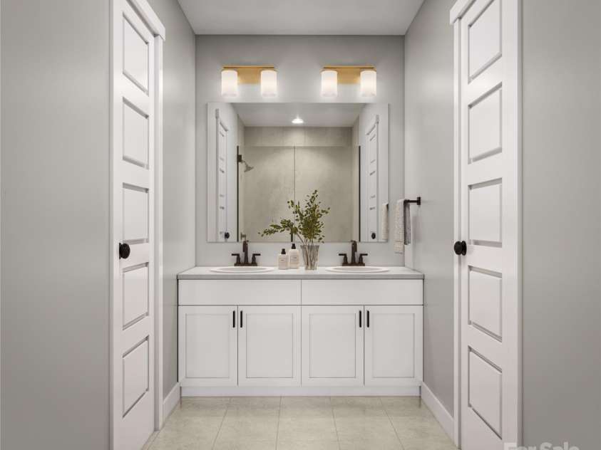 4059 Bass River Parkway, Charlotte, NC 28217.  MLS# CAR4271697, YatesRealty ID 21587. Primary Bathroom - 3D Rendering, finishes may vary