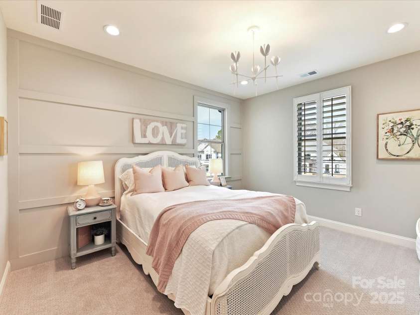 8111 Farm Crossing Lane, Huntersville, NC 28078.  MLS# CAR4189460, YatesRealty ID 2159. Bedroom 3