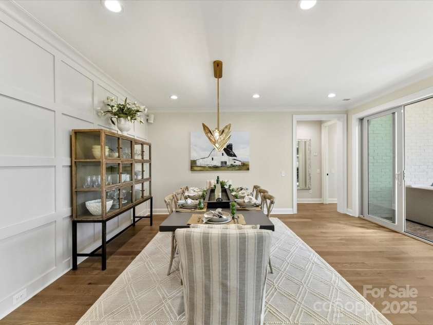8111 Farm Crossing Lane, Huntersville, NC 28078.  MLS# CAR4189460, YatesRealty ID 2159. Dining Room