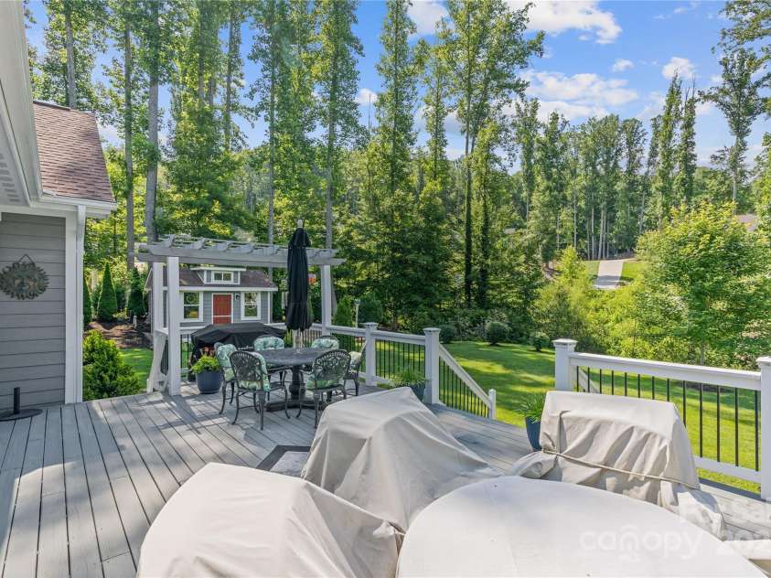 156 Olivet Lane, Fletcher, NC 28732.  MLS# CAR4272204, YatesRealty ID 21590. Another deck view