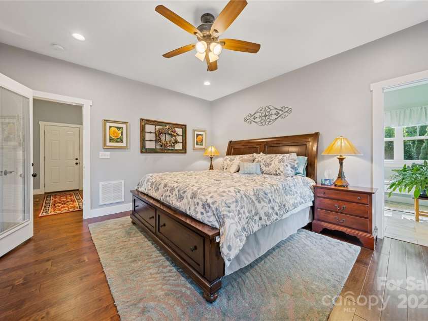 156 Olivet Lane, Fletcher, NC 28732.  MLS# CAR4272204, YatesRealty ID 21590. Another view of the primary bedroom