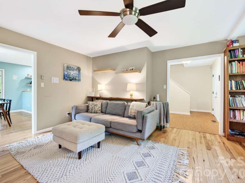 3 Crooked Creek Drive, Asheville, NC 28804.  MLS# CAR4376742, YatesRealty ID 21597. Semi-open floor plan provides great flow with just enough separation
