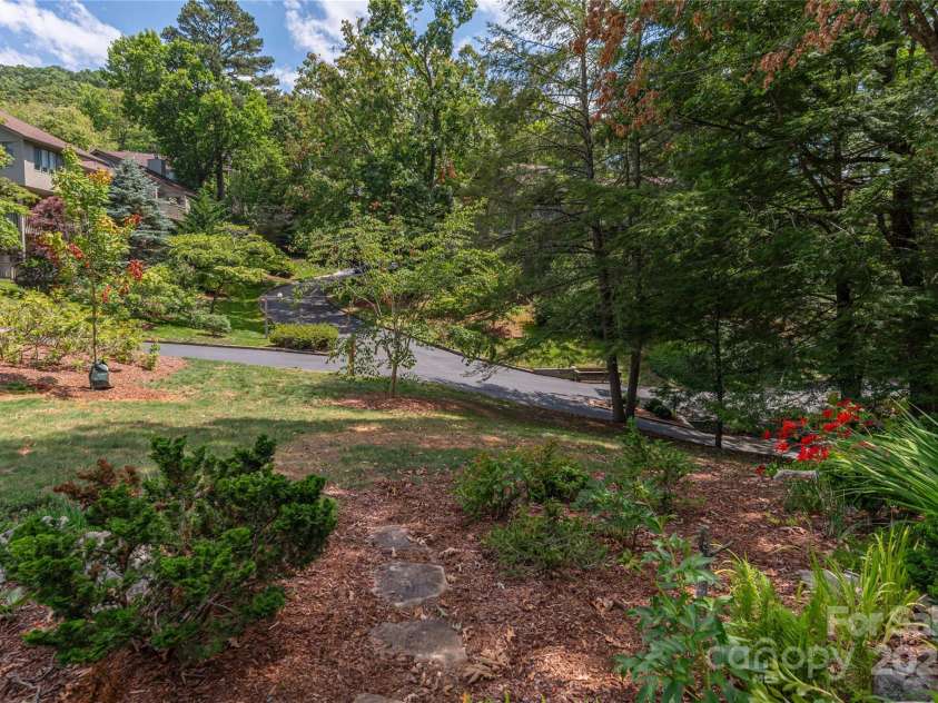 1101 Timber Trail, Asheville, NC 28804.  MLS# CAR4264560, YatesRealty ID 21606. View from Side of Home