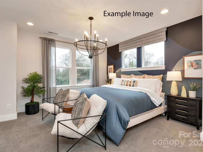 1324 Walter Taylor Way, Charlotte, NC 28206.  MLS# CAR4207712, YatesRealty ID 21610. Example Photo - Premier Bedroom