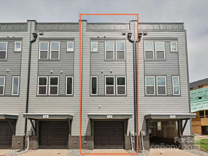 1320 Walter Taylor Way, Charlotte, NC 28206.  MLS# CAR4207716, YatesRealty ID 21611. Garage Side Exterior