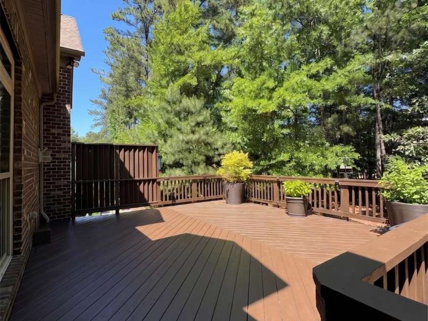 13017 Avila Court, Charlotte, NC 28278.  MLS# CAR4358276, YatesRealty ID 21614. Newly painted deck