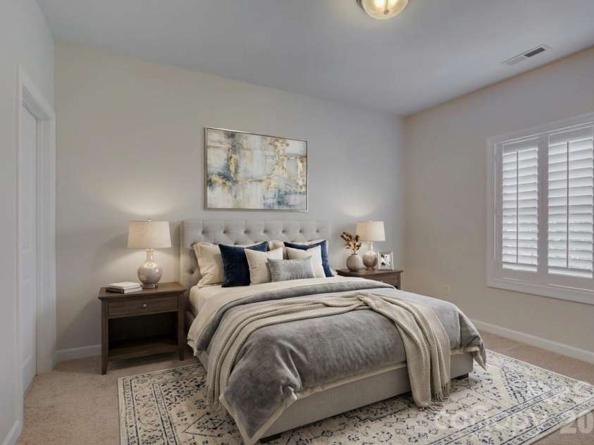 13017 Avila Court, Charlotte, NC 28278.  MLS# CAR4358276, YatesRealty ID 21614. Virtually staged bedroom 4