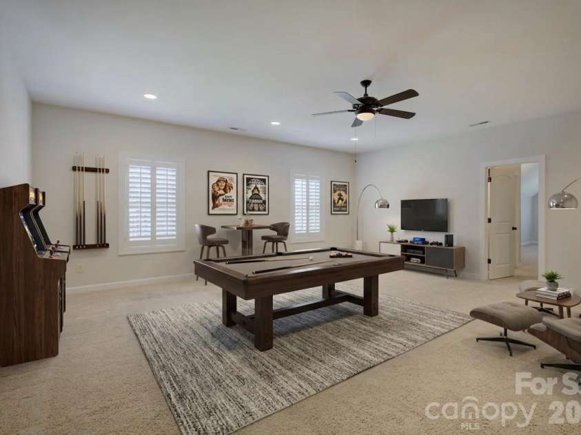 13017 Avila Court, Charlotte, NC 28278.  MLS# CAR4358276, YatesRealty ID 21614. Virtually staged bonus room