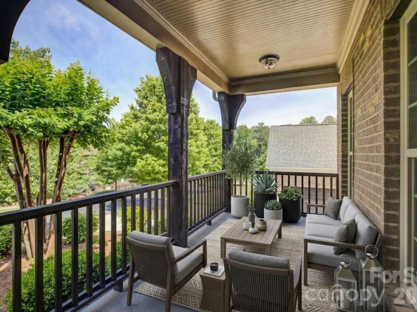 13017 Avila Court, Charlotte, NC 28278.  MLS# CAR4358276, YatesRealty ID 21614. Virtually staged front porch