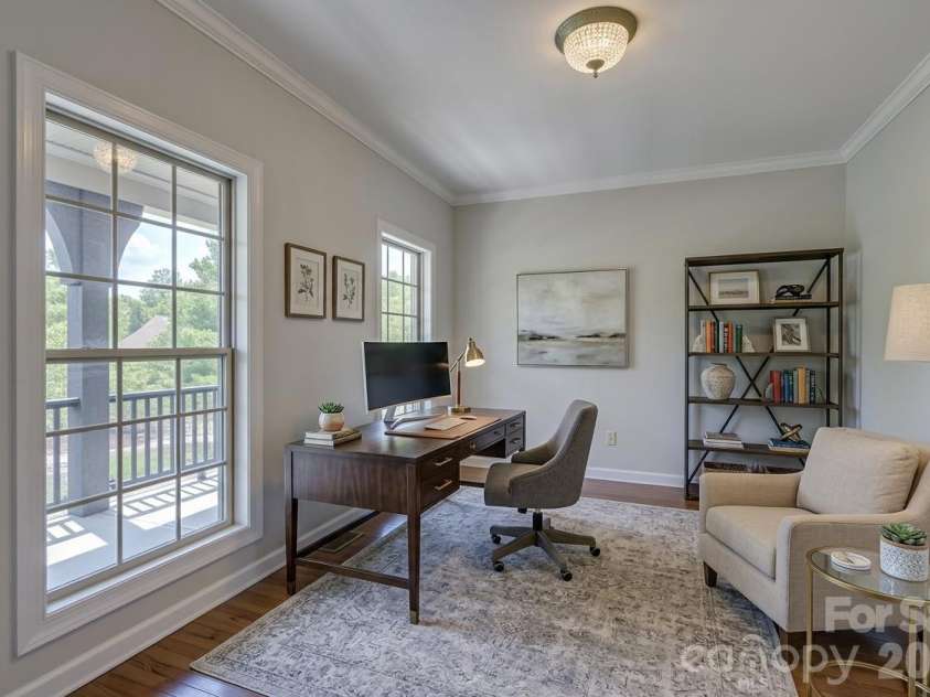 13017 Avila Court, Charlotte, NC 28278.  MLS# CAR4358276, YatesRealty ID 21614. Virtually staged office