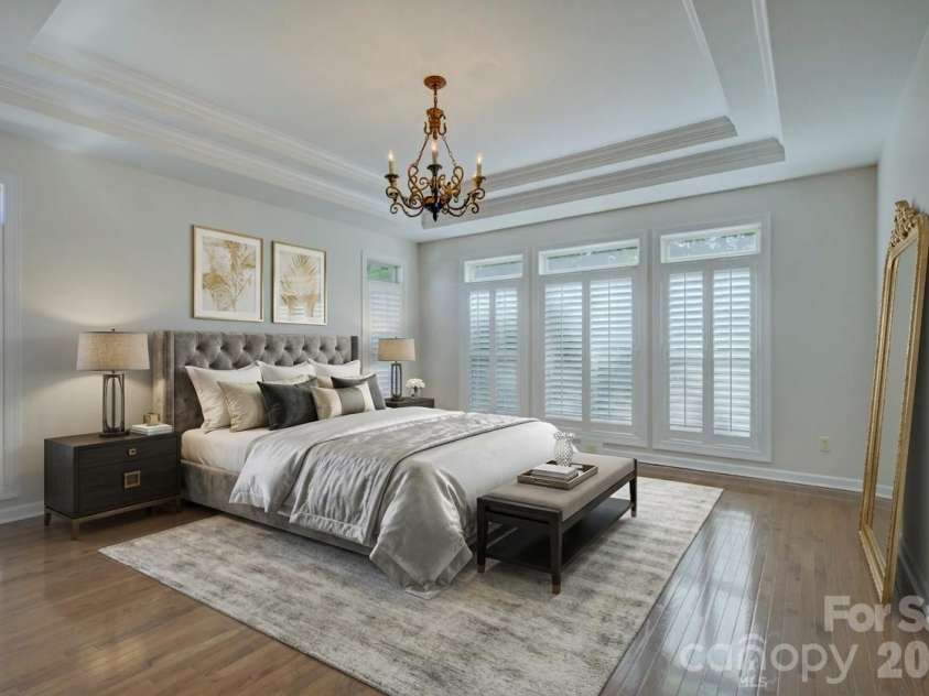 13017 Avila Court, Charlotte, NC 28278.  MLS# CAR4358276, YatesRealty ID 21614. Virtually staged primary