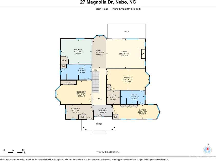 27 Magnolia Drive, Nebo, NC 28761.  MLS# CAR4367003, YatesRealty ID 21617. 