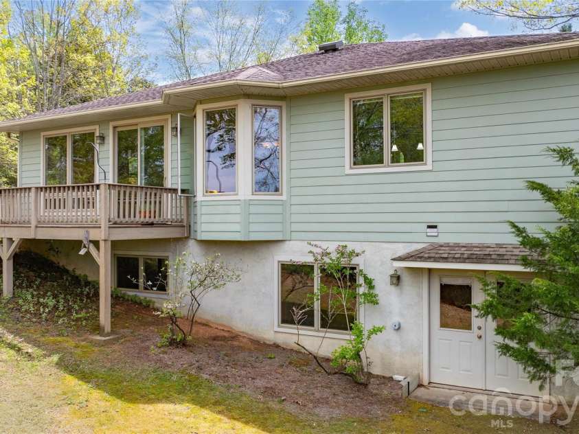 27 Magnolia Drive, Nebo, NC 28761.  MLS# CAR4367003, YatesRealty ID 21617. Rear view