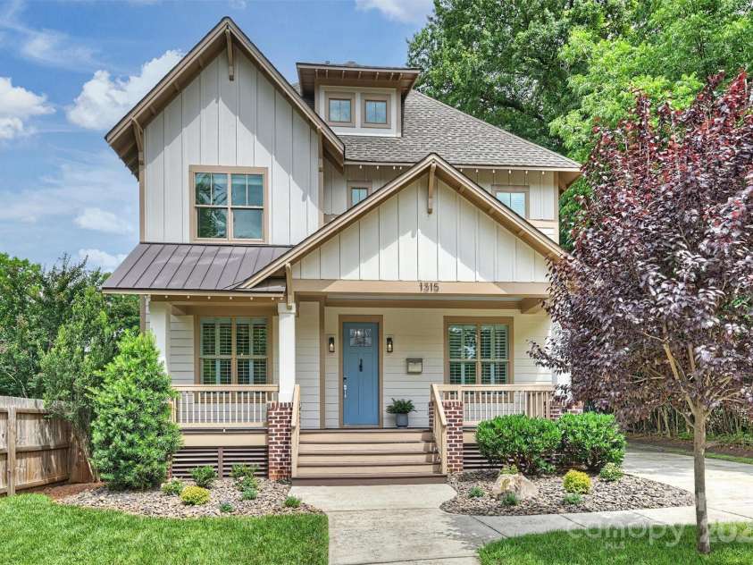1315 Charles Avenue, Charlotte, NC 28205.  MLS# CAR4265016, YatesRealty ID 21624. 
