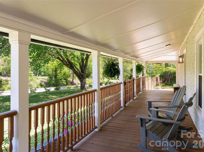 19 Neely Road, Brevard, NC 28712.  MLS# CAR4374359, YatesRealty ID 21627. Covered front porch