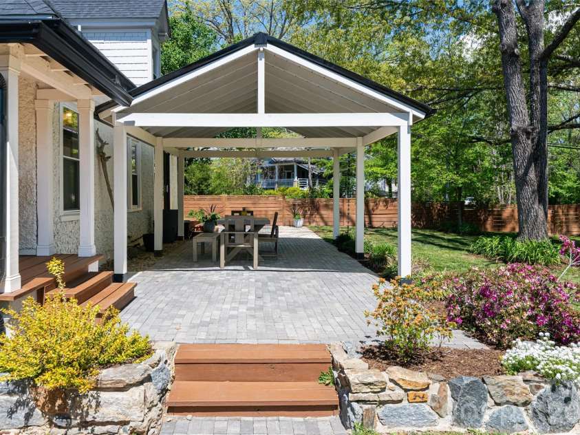 19 Neely Road, Brevard, NC 28712.  MLS# CAR4374359, YatesRealty ID 21627. Covered patio