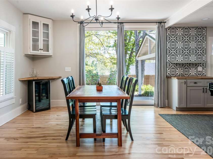 19 Neely Road, Brevard, NC 28712.  MLS# CAR4374359, YatesRealty ID 21627. Dining area
