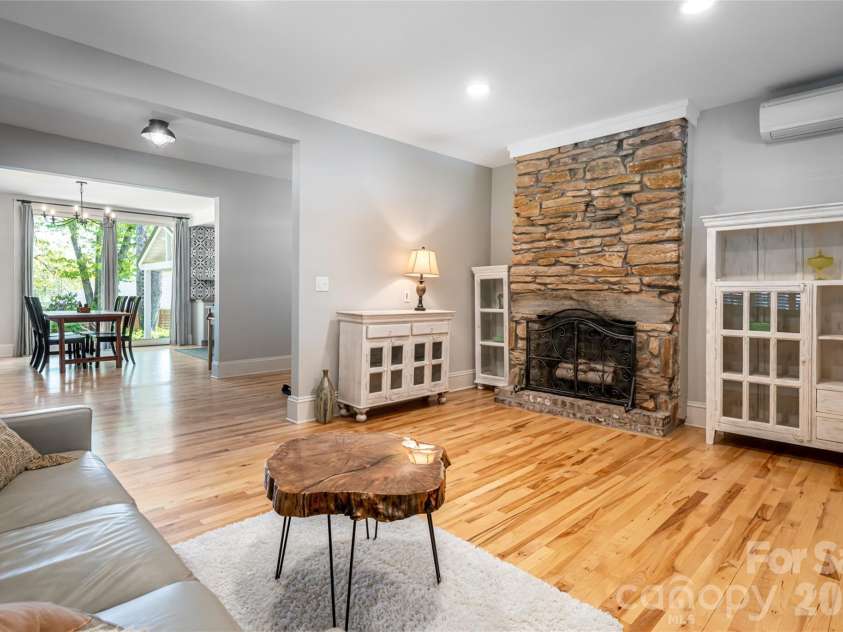 19 Neely Road, Brevard, NC 28712.  MLS# CAR4374359, YatesRealty ID 21627. Living room