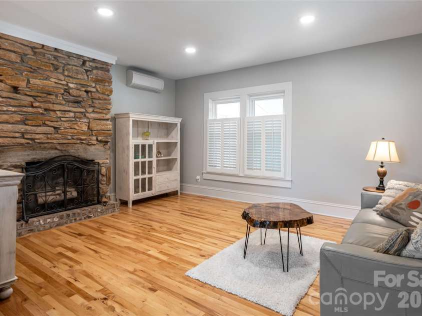 19 Neely Road, Brevard, NC 28712.  MLS# CAR4374359, YatesRealty ID 21627. Living room