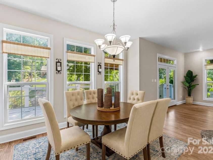 315 Wood Duck Loop, Mooresville, NC 28117.  MLS# CAR4268002, YatesRealty ID 2163. Staged dining room 