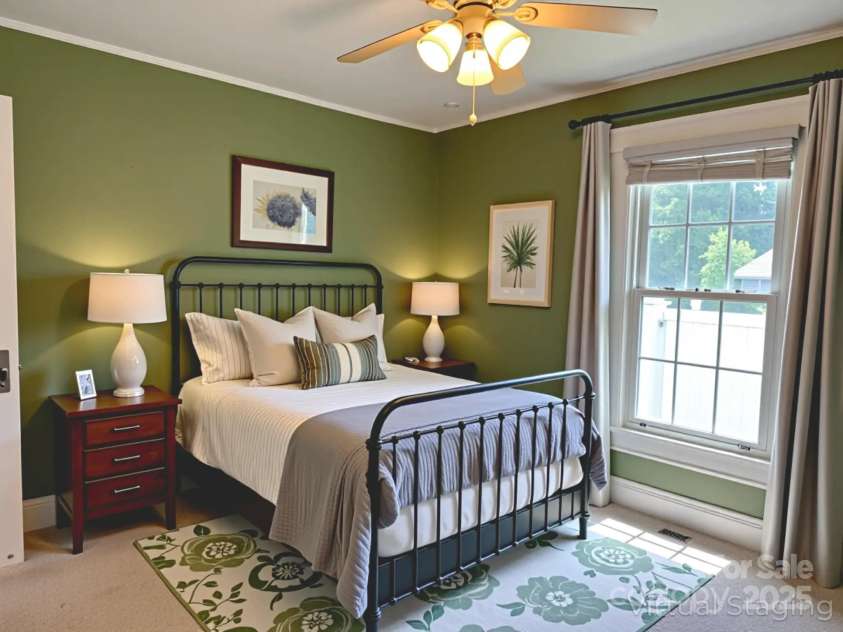 407 Mill Street, Landis, NC 28088.  MLS# CAR4268228, YatesRealty ID 21645. Virtual Staging Bedroom