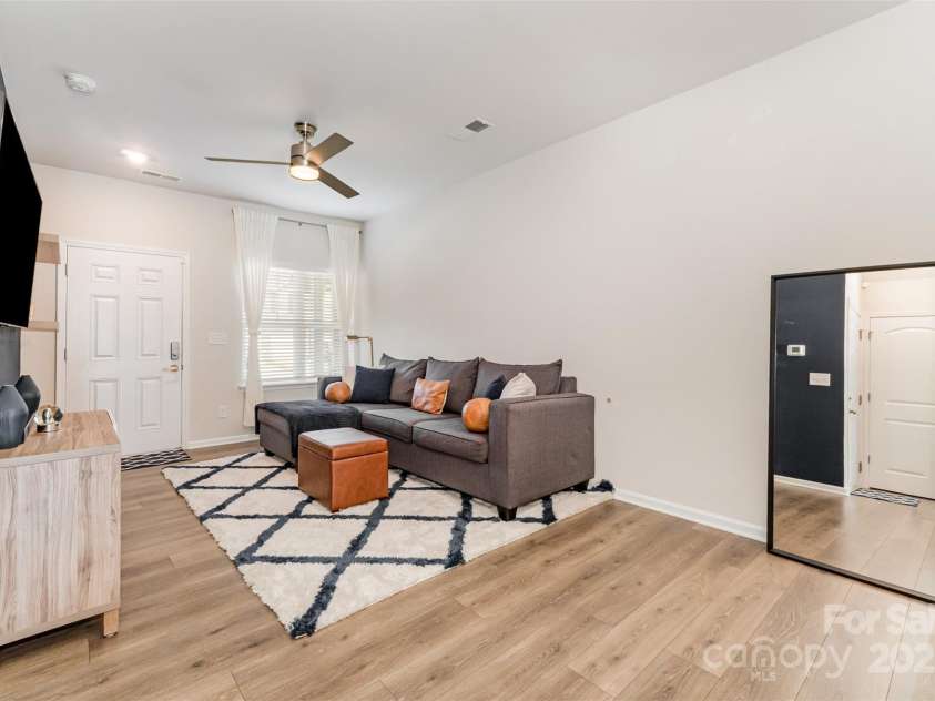 348 Zocalo Drive, Gastonia, NC 28056.  MLS# CAR4306687, YatesRealty ID 21648. Open floor concept. living room. 