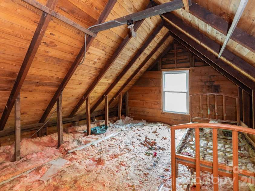 1492 Murray Road, Canton, NC 28716.  MLS# CAR4376547, YatesRealty ID 21656. Attic