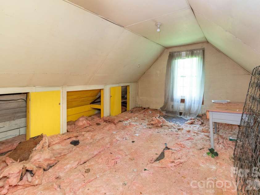 1492 Murray Road, Canton, NC 28716.  MLS# CAR4376547, YatesRealty ID 21656. Attic
