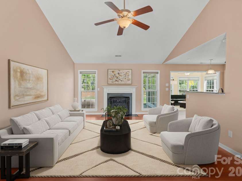 446 Planters Creek Road, Fletcher, NC 28732.  MLS# CAR4376782, YatesRealty ID 21658. Virtually Staged