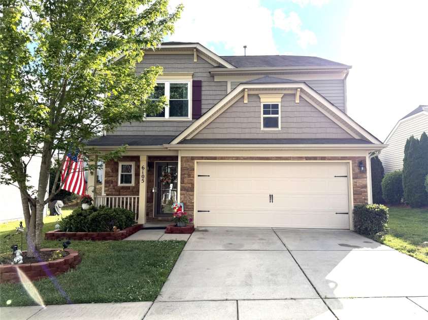 6105 Lighted Way Lane, Indian Trail, NC 28079.  MLS# CAR4379913, YatesRealty ID 21662. 
