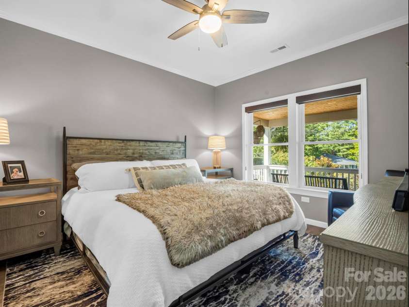 11 Pershing Road, Asheville, NC 28805.  MLS# CAR4370451, YatesRealty ID 21664. Primary Bedroom