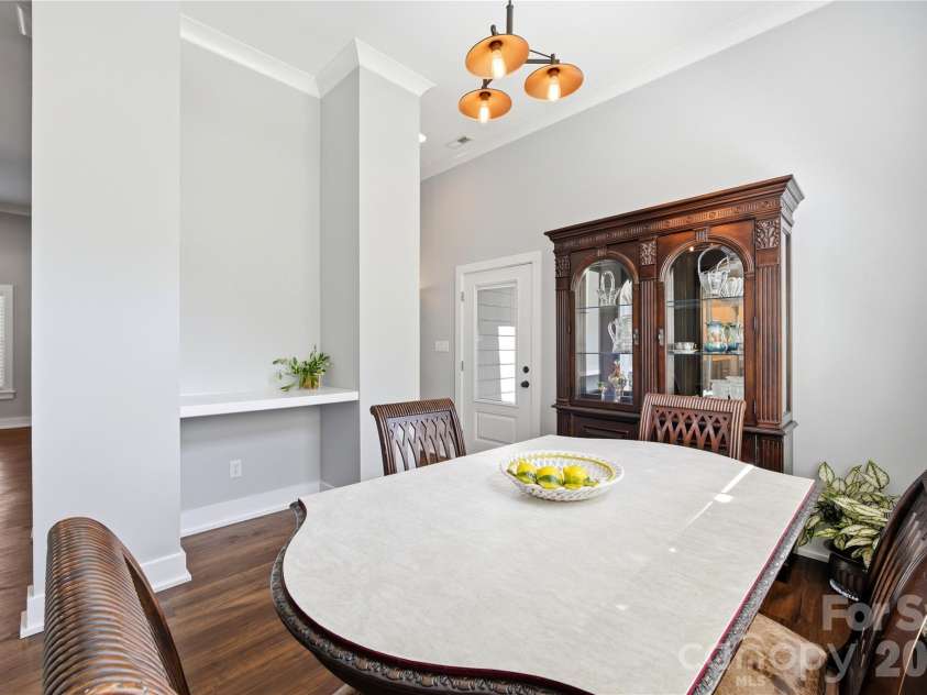5701 Cedar Hill Drive, Wesley Chapel, NC 28110.  MLS# CAR4380517, YatesRealty ID 21674. Home office/dining room