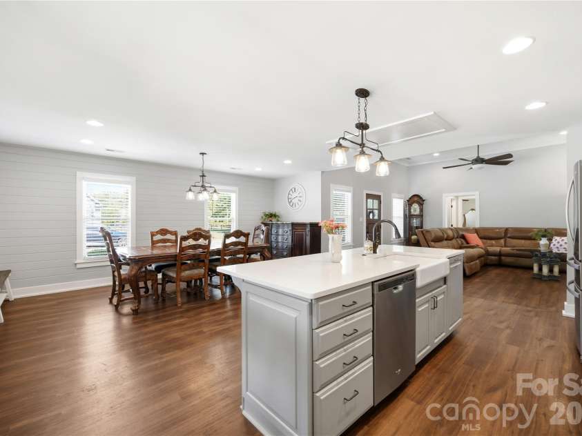 5701 Cedar Hill Drive, Wesley Chapel, NC 28110.  MLS# CAR4380517, YatesRealty ID 21674. Kitchen with generous island