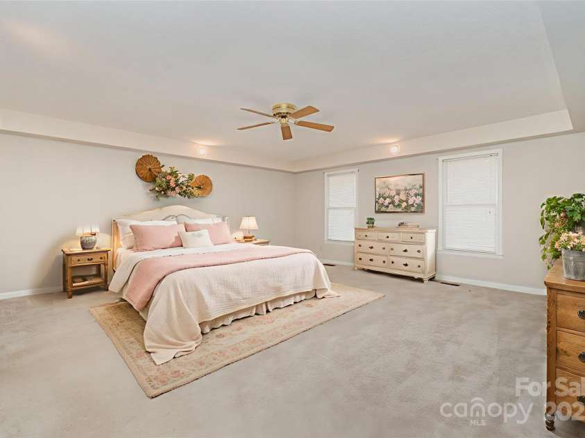 110 Robin Road, Lincolnton, NC 28092.  MLS# CAR4307556, YatesRealty ID 21678. Primary Bedroom *Virtually Staged*