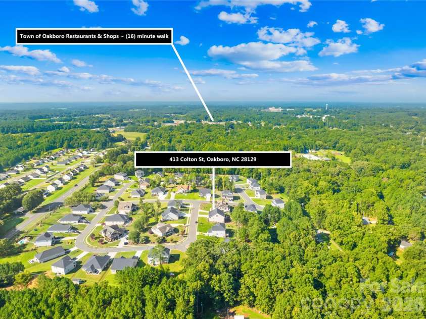413 Colton Street, Oakboro, NC 28129.  MLS# CAR4378808, YatesRealty ID 21679. 