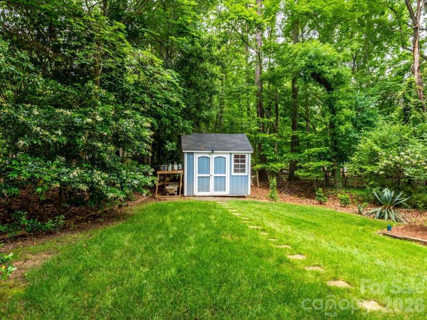 9607 Riddick Place, Matthews, NC 28105.  MLS# CAR4374870, YatesRealty ID 21684. Shed 1