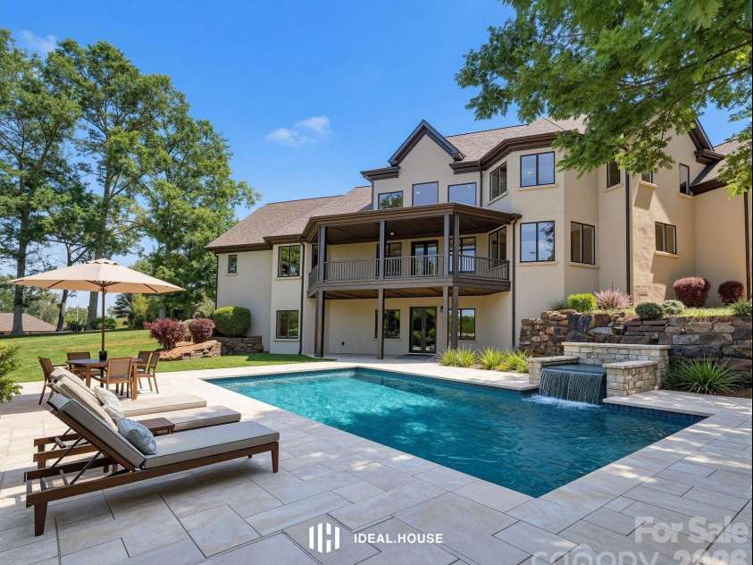 8041 Water View Drive, Belmont, NC 28012.  MLS# CAR4378139, YatesRealty ID 21686. Rendering showcasing a future pool concept for the backyard