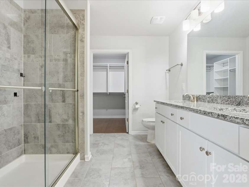 535 Cowans Villa Road, Staley, NC 28164.  MLS# CAR4336147, YatesRealty ID 2170. Master bath