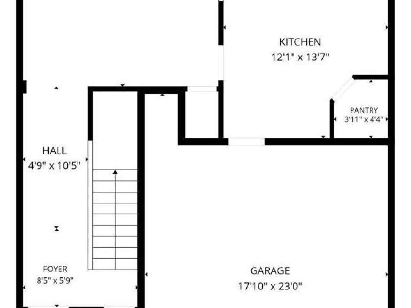 1813 Teachers House Road, Concord, NC 28027.  MLS# CAR4381815, YatesRealty ID 21703. Main Level - Floor Plan