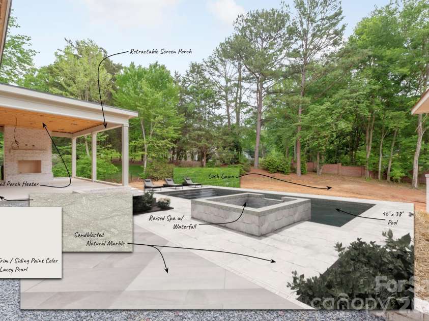 2311 Thornridge Road, Charlotte, NC 28226.  MLS# CAR4381629, YatesRealty ID 21712. 