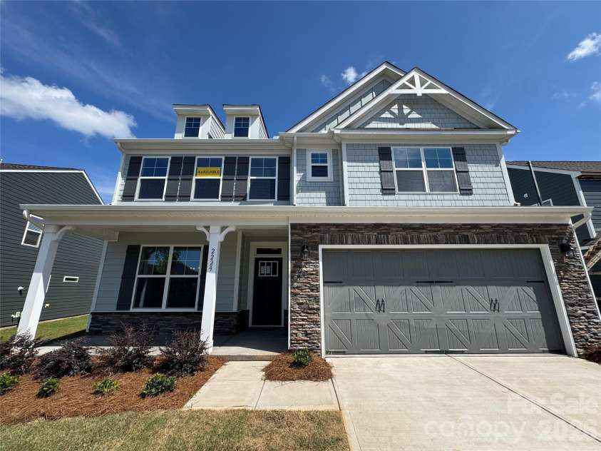 2229 Tabor Road, Sherrills Ford, NC 28673.  MLS# CAR4373183, YatesRealty ID 21713. Homesite 587 features a Davidson F floorplan