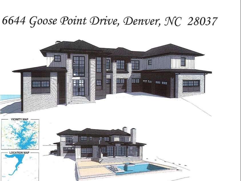6644 Goose Point Drive, Denver, NC 28037.  MLS# CAR4274358, YatesRealty ID 21718. 