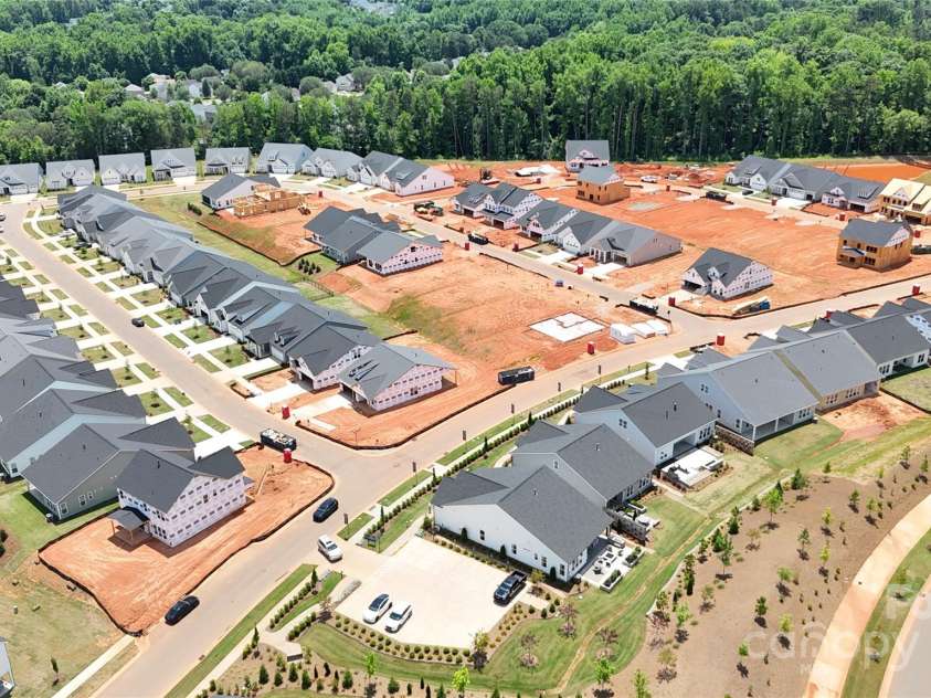 5301 Mint Harbor Way, Charlotte, NC 28269.  MLS# CAR4234791, YatesRealty ID 2172. Arial view of phase 1