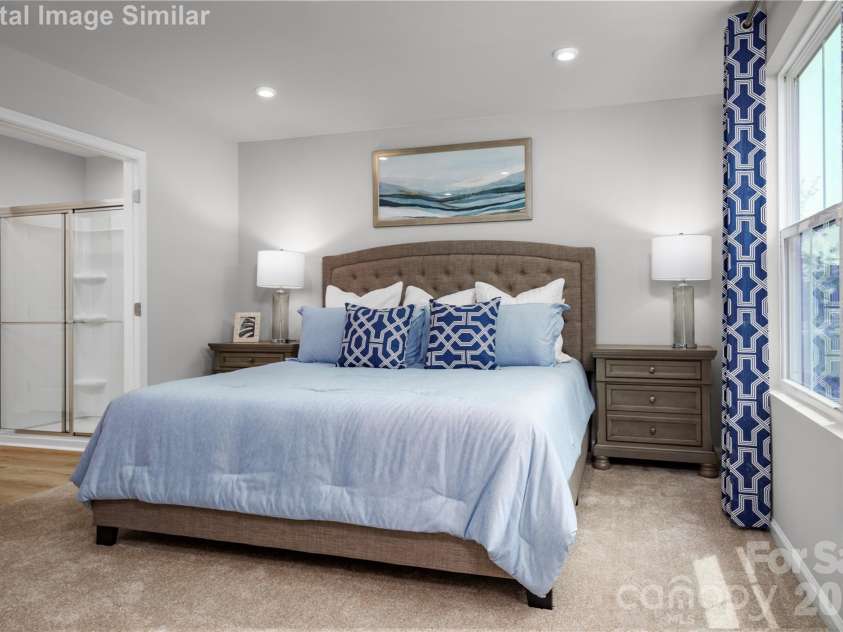 1313 Elm Forest Lane, China Grove, NC 28023.  MLS# CAR4385552, YatesRealty ID 21726. Primary Bedroom on the main level! Generous Proportions, Soft Natural Light and a Peaceful Ambience