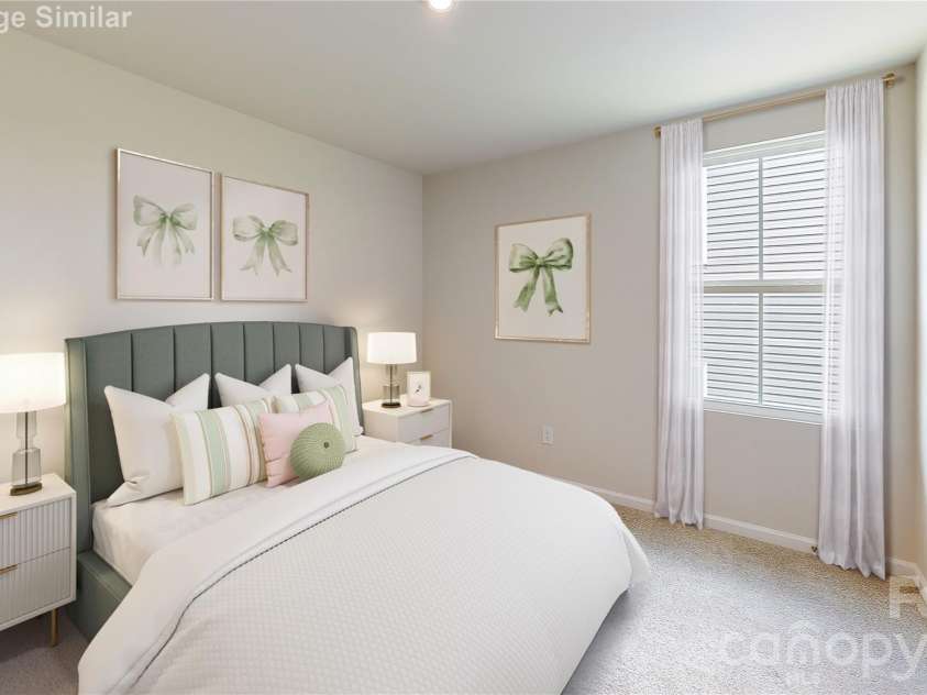 1330 Elm Forest Lane, China Grove, NC 28023.  MLS# CAR4385552, YatesRealty ID 21726. Make this bedroom your own personal retreat! With a double-door closet, space for two nightstands, plush carpeting, and a large window that fills the room with natural light, it’s the perfect blank canvas to style y