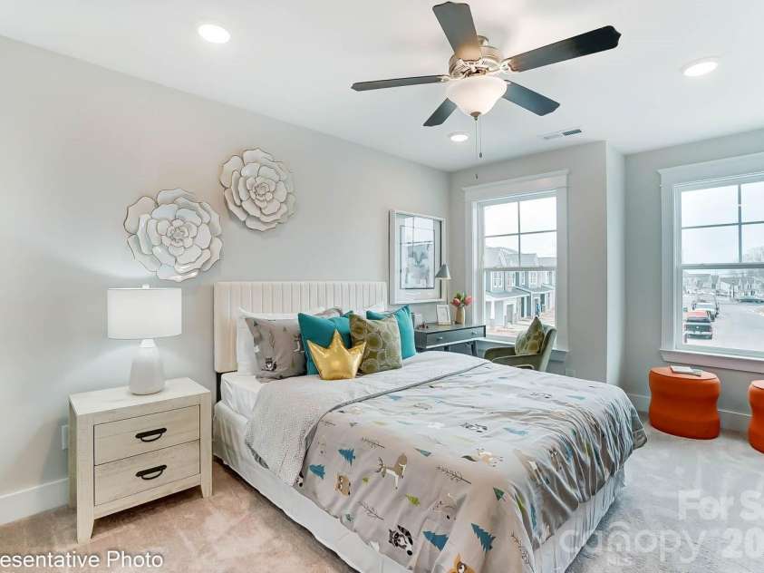 124 Pointer Trail, Troutman, NC 28166.  MLS# CAR4381982, YatesRealty ID 21736. Bedroom 3