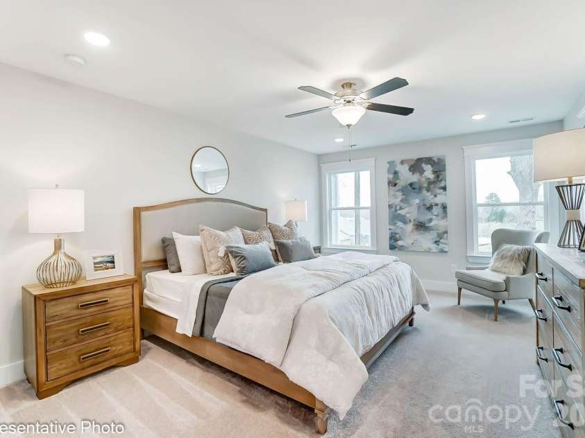 124 Pointer Trail, Troutman, NC 28166.  MLS# CAR4381982, YatesRealty ID 21736. Primary Bedroom